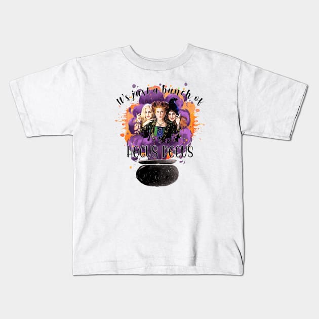 It's Just a Bunch of Hocus Pocus Kids T-Shirt by CB Creative Images